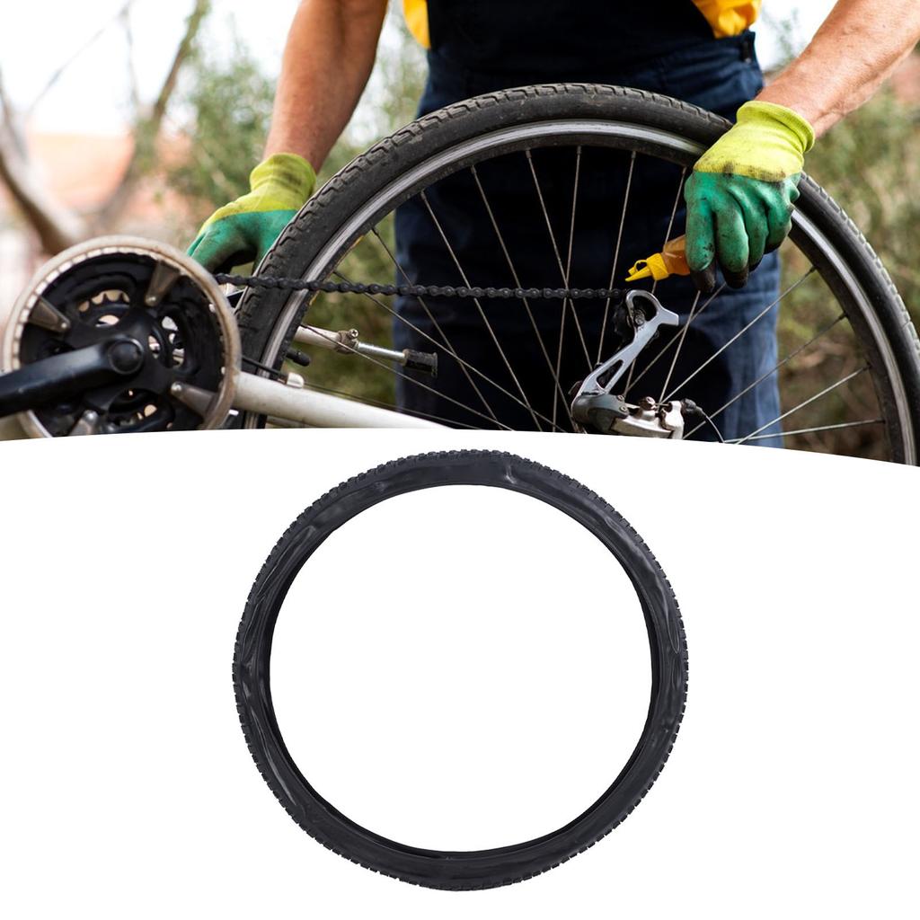 27.5x2.20 Bike Outer Tire Rubber Anti Slip Mountain Road Bike Folding Tire Replacement for Cycling