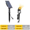 RGB Solar Lawn Spotlights - Outdoor LED Landscape Lights for Courtyard & Trees