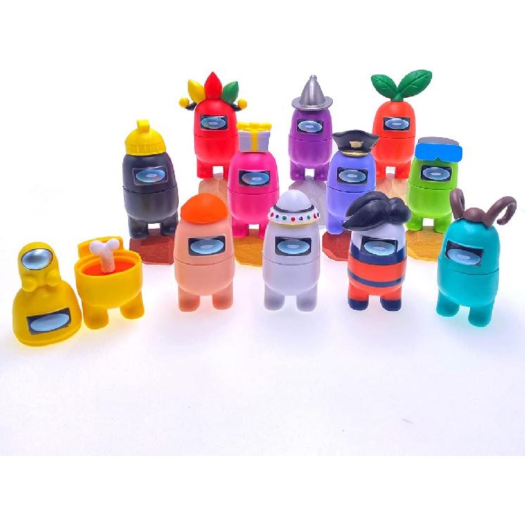 Hot Figures Toys for Game PVC Space Figures Model Toys Cake Topper DecorationsGifts Free 50pcs Stickers and Bag (Set E)