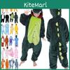 Entzückender Tier-Flanellpyjama für Kinder mit gemütlichem Onesie-Schlafanzug mit Taschen