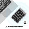 RF304 22 Keys Numeric Keypad USB 2.4G Wireless   Keyboard with Receiver