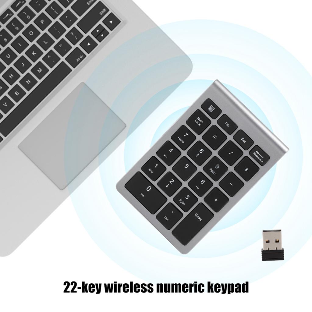 RF304 22 Keys Numeric Keypad USB 2.4G Wireless   Keyboard with Receiver