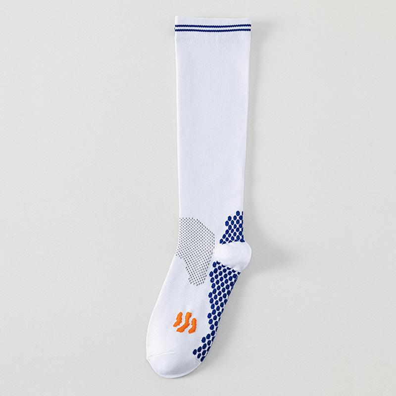 

Pressure Sports Socks, Women s Fitness Anti-slip Professional Running, Rope Skipping, Cycling Compression Socks, Yoga Slimming Legs Socks 1 pair белый