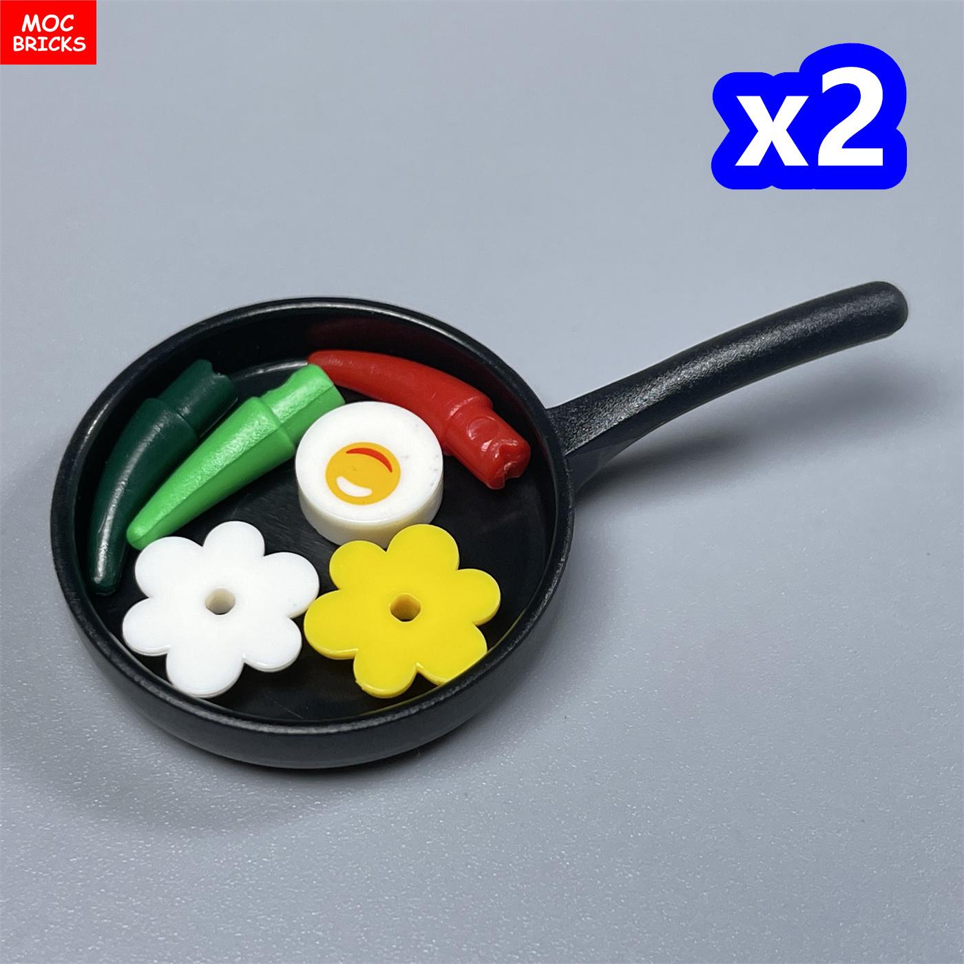 

Нетоксичные Moc Кирпичи Кухня Еда Перец Индейка Яйцо Сковорода Кастрюля Сцены Приготовления Дом Друг Строительные Блоки Город Друг DIY Дети Рождественские Игрушки