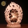 12cm Carving six-arm Mahakala buddha statue Tibet buddhism sculpture decor Lucky