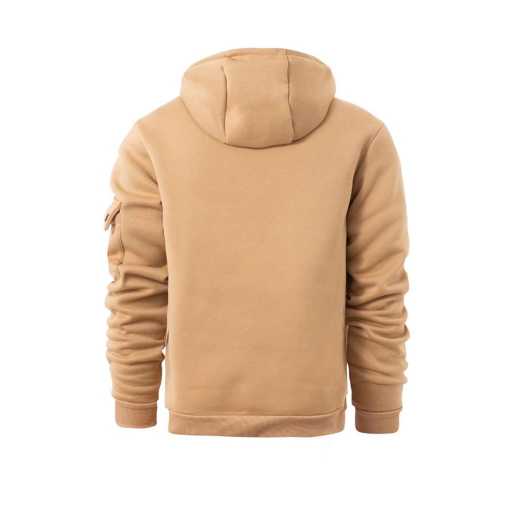 Frühlings- und Herbst Herren Lockerer Hoodie Hoodie Halbreißverschluss Pullover Herren Sport- und Freizeit-Hoodie
