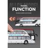 1/30 Geschäfts-Fernverkehr Doppeldeckerbus Legierung Druckguss Metallmodell Bus Kinder Pädagogisches Simulationsspielzeug Weihnachtsgeschenke