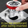 Lux Deodorizing Bathroom Floor Drain Cover – Universal Anti-Odor Sealed Core