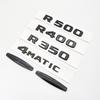 Glossy Black Letters R300 R320 R350 R400 R500 4Matic Emblem for Mercedes Benz Car Fender Trunk Rear W251 Logo Sticker
