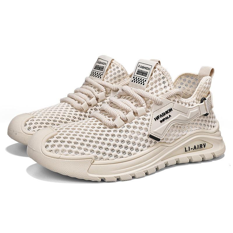 Men's shoes are breathable in summer 2 new hollowed-out large mesh thin casual mesh sports mesh shoes summer air-conditioned shoes