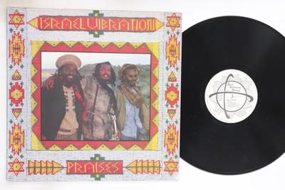 LP Record ISRAEL VIBRATION  Praises RAS3054 Real Authentic  1990 UK Reggae Ska  Dub Used