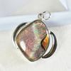 Natural Opal Pendant Multi-Color Fancy 35 ct 925 Sterling Silver October Birthday Birthstone