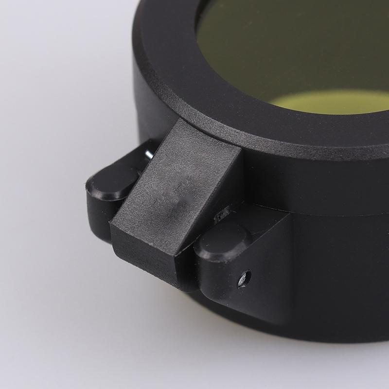 Rifle Scope Lens Cover Spring Up Quick Flip Openning Lens Dustproof Cover Telescope Cap For 36-64Mm Caliber Hunting Riflescopes
