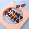 New Fashion Round Frame Candy Color Sunglasses Children's Beach Glasses