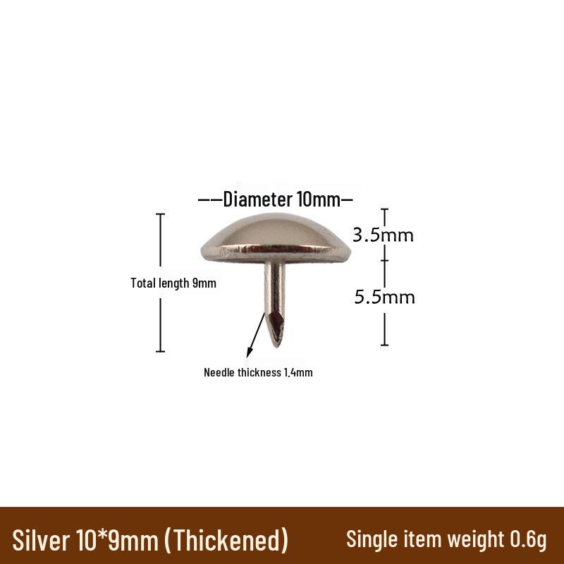 Antique-style Round Head Sofa Decoration Nails, Retro Pushpins, Thickened and Smooth Foam Nails, Furniture Hardware.