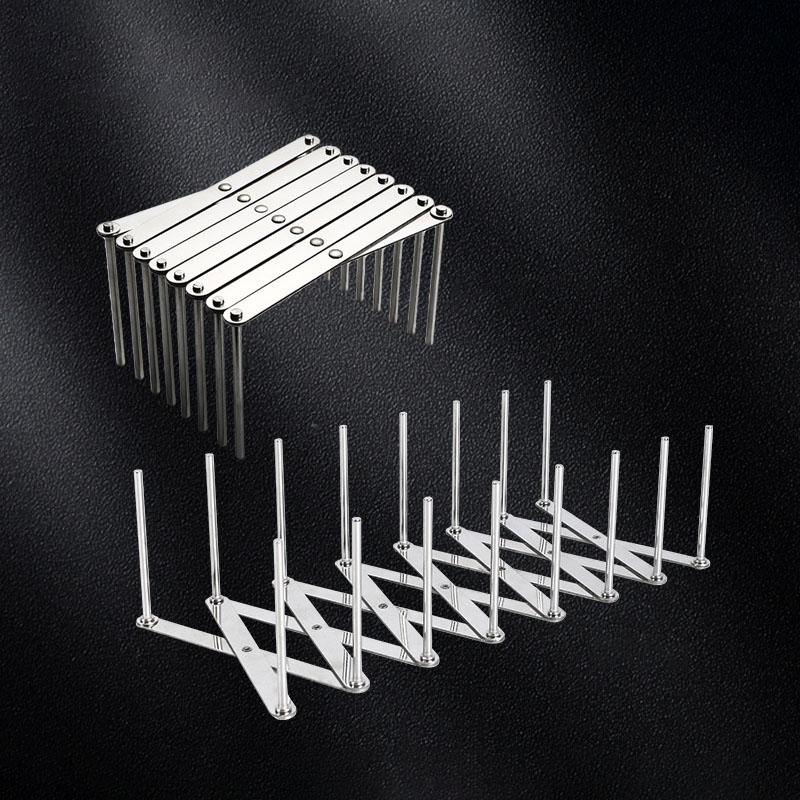 Adjustable Stainless Steel Kitchen Rack - Multi-Purpose Extendable Dish Drainer with Utensil Holder for Pots Lids