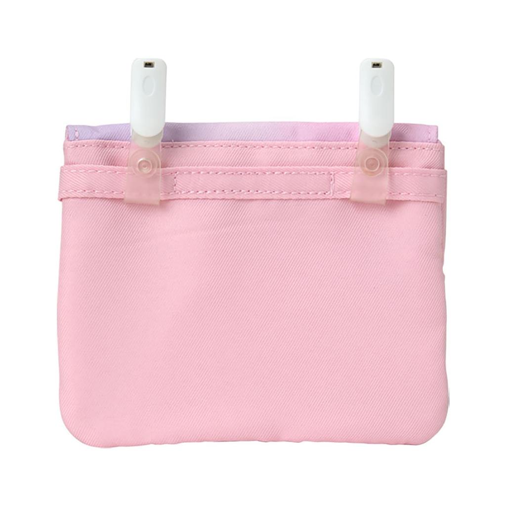 Sanrio My Melody Shoulder Pocket Pouch 14cm x 1cm x 12cm with Name Tag Space for Item 102164 - Polyester, Approx. (W) (D) (H), Inside, Children, No.