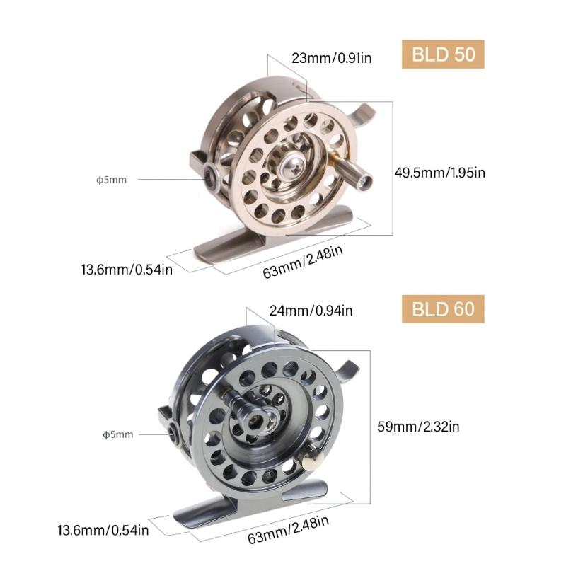 Eisangelrolle, Bogenangelzubehör, Fliegenfischerrolle, Bogenangelrolle