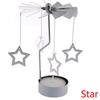 Metal Rotary Candle Holder Light Carousel Stand Tea rollingHome Christmas