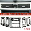 New Air Vent Outlet Trim Part Replacement Accessories Carbon Fiber Black Cover Trims E90 E92 E93 05-12 Replaces