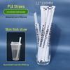 OEING Individually Wrapped Disposable Beverage Straws