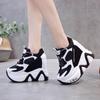 Fashion High-Quality Trainers Sneakers Women High Platform Shoes New Breathable Women Height Increasing Shoes 12.5CM Thick Sole Woman