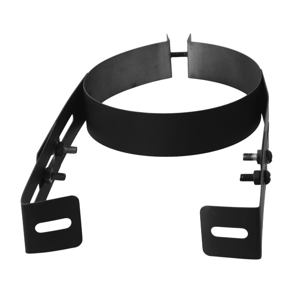 Adjustable Chimney Pipe Holder Motor 11.02 X 5.91 X 0.98 Inches Stainless Steel Bracket High Temperature Resistance