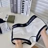 Pure Cotton Minimalist High Waist Boxer Shorts: Sporty, Sexy, and Cute for Young Women