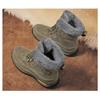 Men's Snow Boots with Plush Insulation, Warm and Thick Soles, Outdoor Men's Shoes, High Top Boots, Cotton Shoes