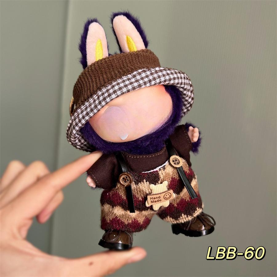 Nadaje się tylko dla 17cm Labubu Cloth, lalek winylowych, pluszaków i innych ubrań do noszenia