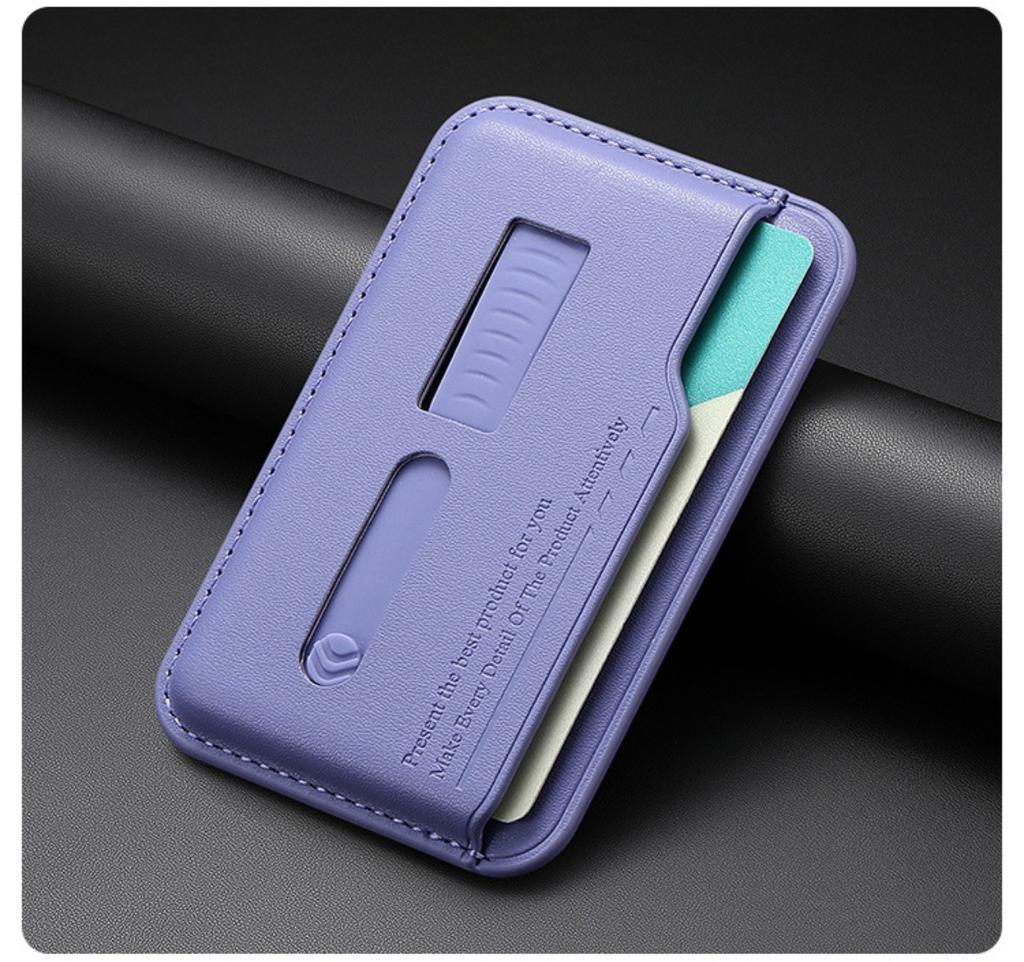 Strong Magnetic Wallet Slots Card Holder Case for Magsafe IPhone 17 16 15 14 13 Pro Max with Card Slots Finger Ring Wrist Strap