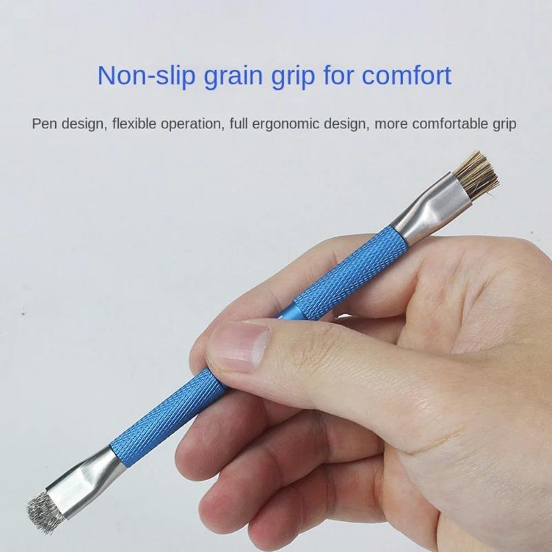Hard Brushing Brush for Mobile Motherboard Repair IC Pad Cleaning Brush Hard Brushing Brush Welding Oil Cleaning Brush