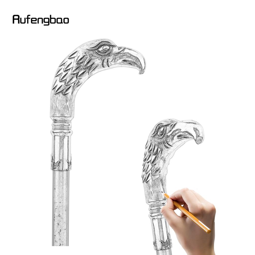 Golden Long Head Eagle Luxury Walking Stick Party Fashion Elegant Walking Stick Decorative Cospaly Cane Knob Crosier 90cm