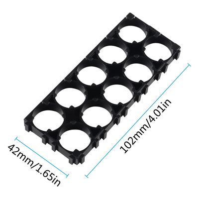 18650 Lithium Cell Spacer 2x5 Cell Spacer 18650 Lithium Battery Plastic Holder Bracket for DIY Battery Pack