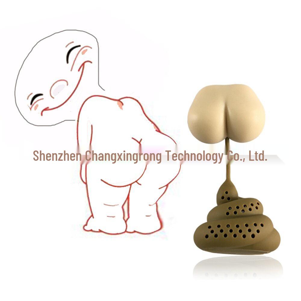 

Силиконовый чайный инфузор: Трансграничный дизайн кляпа «какашка», сепаратор-сито и фильтр