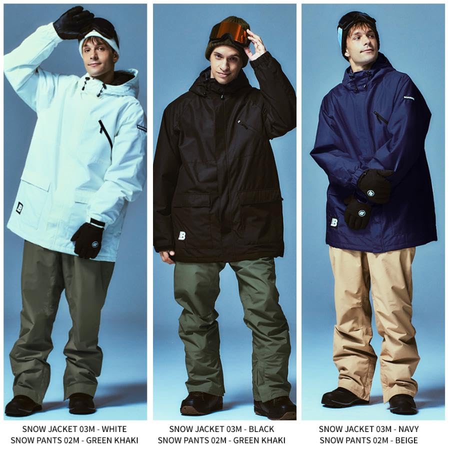 BOARDEE Snowboard Jacket Size M Men's (BD24IFOT03M) (Brown)