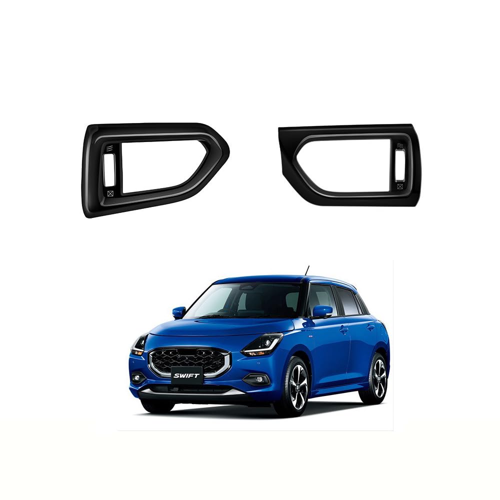 New Suzuki Swift series Air Vent Panel Side Air Conditioning Vent Cover Interior Panel Custom Interior Parts Design Accessory Piano Black ZC/ZD