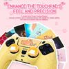 Silicone Case Set For PS5 Controller Anti-slip Dustproof Protective Shell Cover with Thumb Grip Caps Controller Skin Cat Paw Sticker