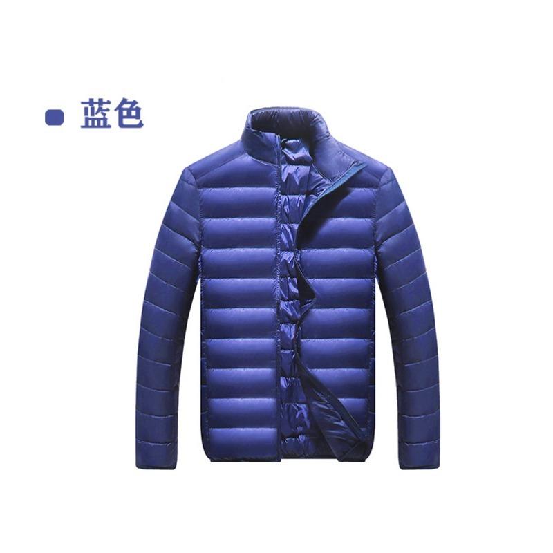 Podzimní a zimní móda Stojáčkový límec Bunda Pánská ležérní všestranná jednobarevná zapínací kardiganový top