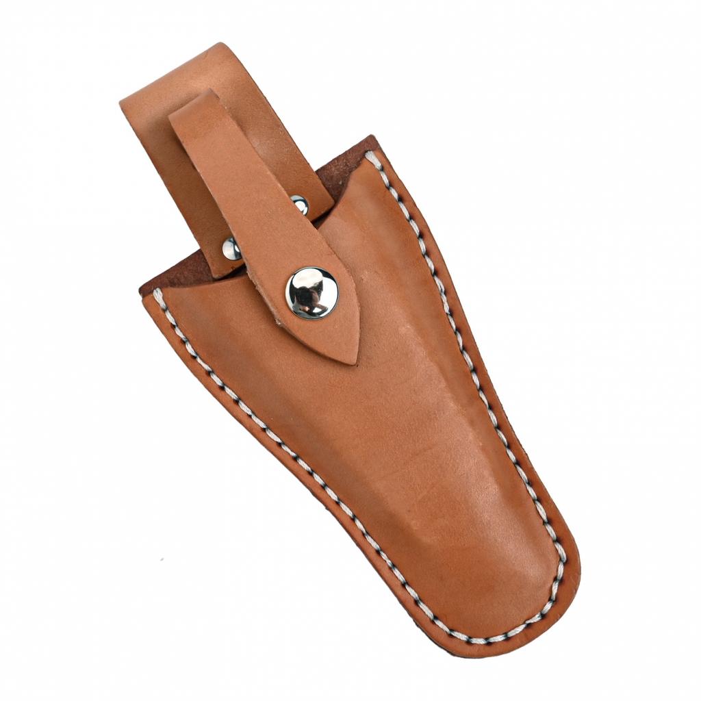 Heavy Duty Leather Sheath for Scissors and Pliers Perfect for Job Site Use