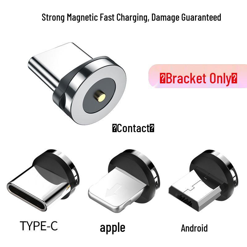 Adaptateur de Support Magnétique Sans Fil pour Voiture pour Apple, Vivo, Android, Type-C, Xiaomi, OPPO, Huawei