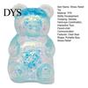 Clear Stress Ball Bear Squeeze Toy Anxiety Relief Glitter Sugar Sensory Soft Stretchy Decompression Fidget Kids