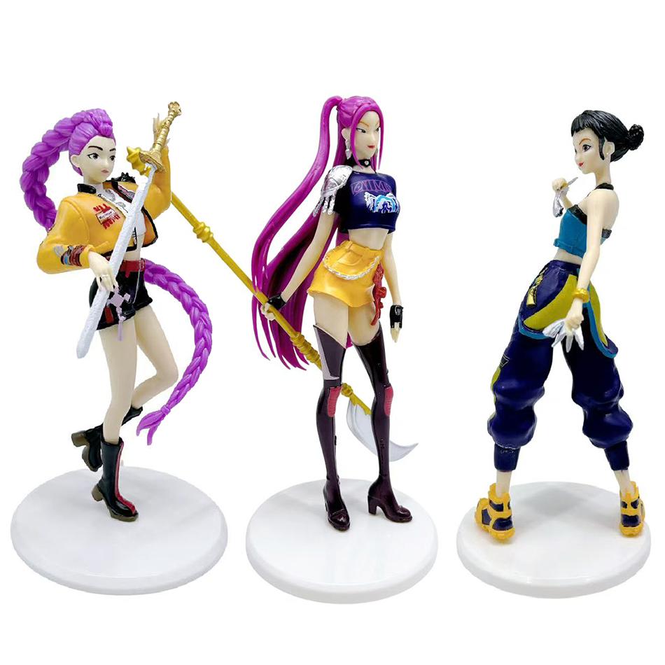 3 Kinds Kpop Demon Hunters Figure K Pop Demon Hunters Figures Huntrix Figures Toy Rumi Mira Zoey Sussy Figurine Gifts For Fans