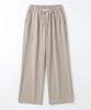 ROCKED GARAGE Unisex Cooling Semi-Wide Elastic Waist Pants_Beige