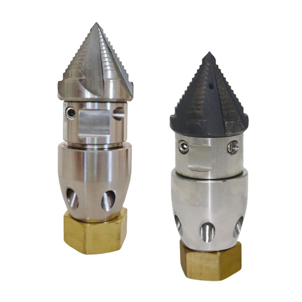 Sewer Jetter Nozzle Multifunctional Efficient Water Mouse Cleaning Tool for Garden Pipe Unclogging Sewer Window Power Washer