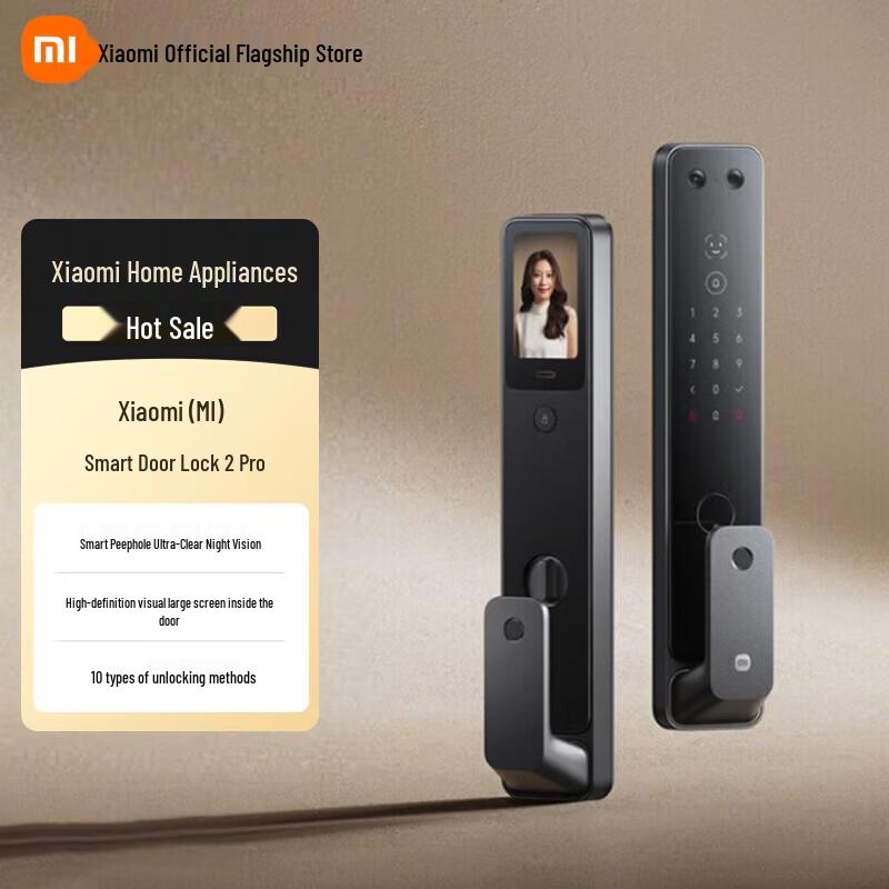 Xiaomi Smart Door Lock 2 Pro with 3D Face & Fingerprint Recognition