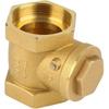 1pc DN50 Check Valve Brass Swing Non Return Valves 2" Female Thread Valve Tube Connector Tool Prevent Water Backflow
