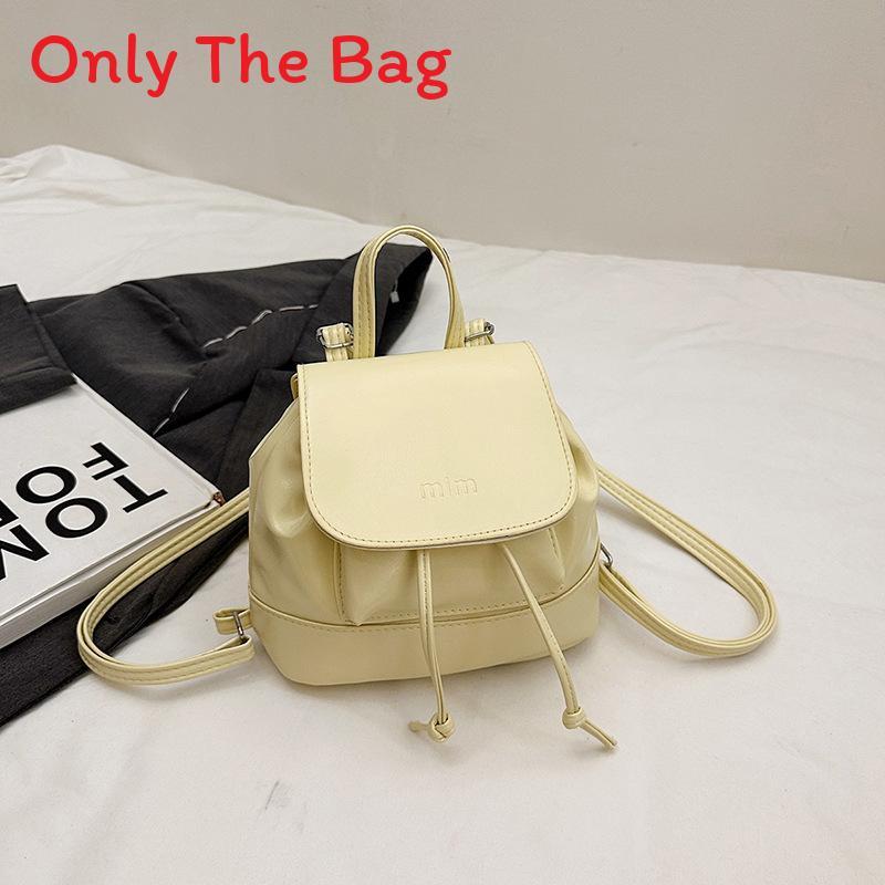 Pu Material Womens Fashion Casual Bucket Bag With Inner Pocket For Daily Use