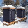 Cold Weather Bee Hive Wrap Winter Beehive for 8 And 10 Frame Beehives, Insulated 600D Oxford Cloth Beekeeping Equipment Cover, Insulation Shield