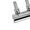 Stainless Steel Aquarium Air Valve 2 Way 8mm Turn To 4mm Air Flow Valve Multi Port T Shaped Gang Valve Airline Tubing Hose